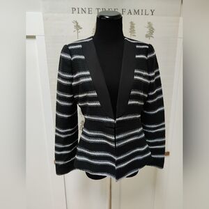 By Malene Birger Talikana Tweed Jacket in Black - 40